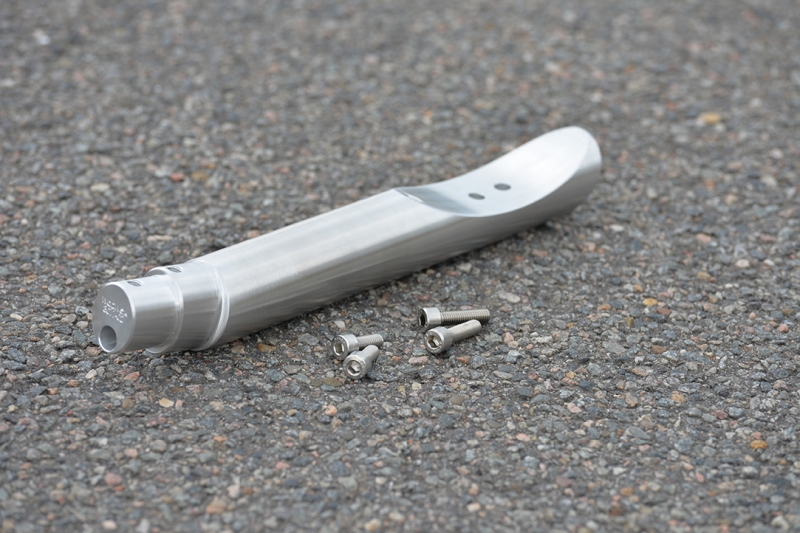 Bobber Bracket, Twin Shock, raw finish